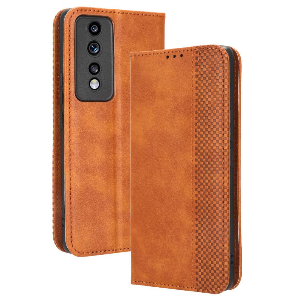 For Honor 80 GT 5G Retro Texture Phone Wallet Case PU Leather Stand Protective Phone Cover For Honor 80 GT 5G Retro Texture Phone Wallet Case PU Leather Stand Protective Phone Cover
